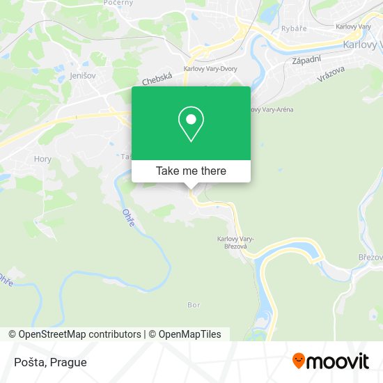 Карта Pošta