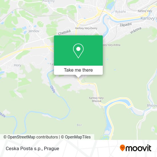 Карта Ceska Posta s.p.