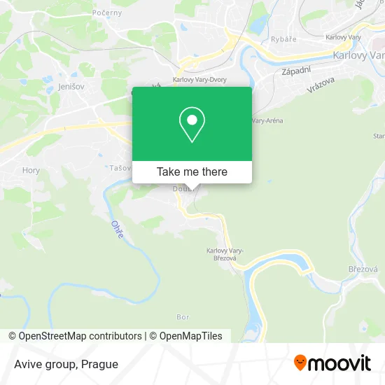 Карта Avive group