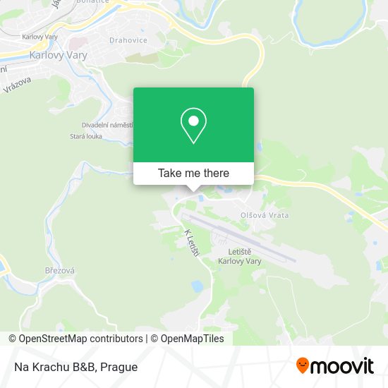 Карта Na Krachu B&B