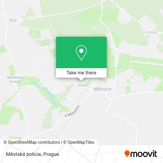 Карта Městská policie