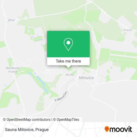 Карта Sauna Milovice