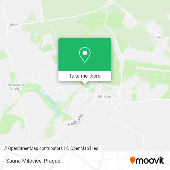 Карта Sauna Milovice