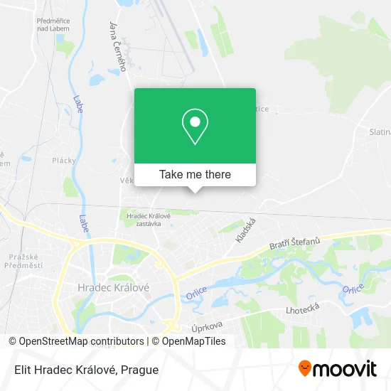 Карта Elit Hradec Králové