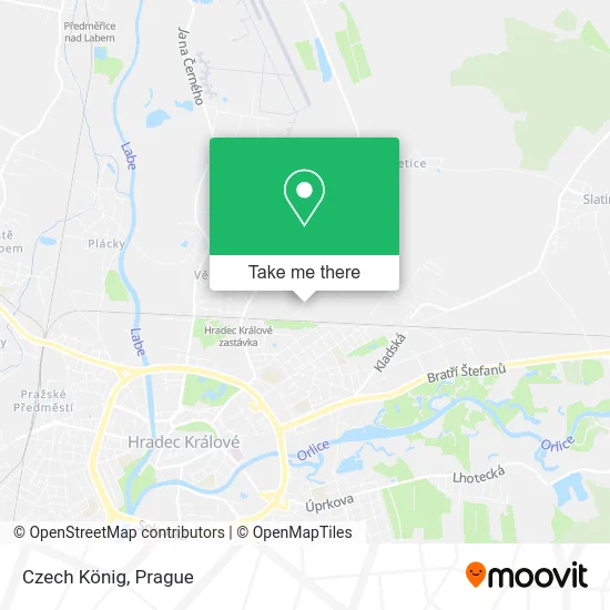 Карта Czech König