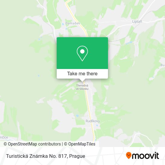 Карта Turistická Známka No. 817