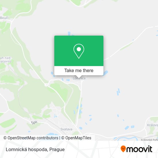 Карта Lomnická hospoda