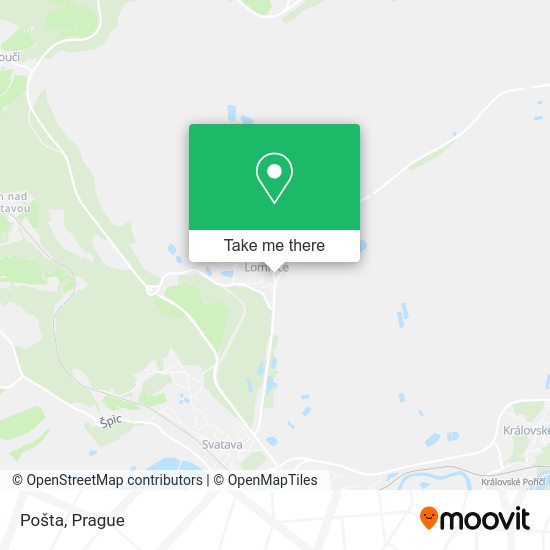 Карта Pošta