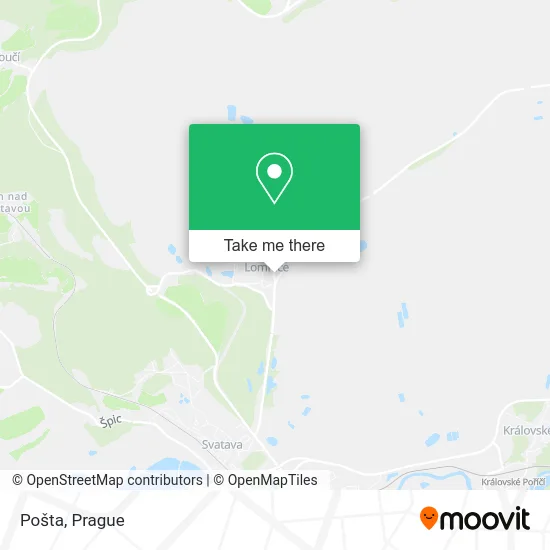 Карта Pošta