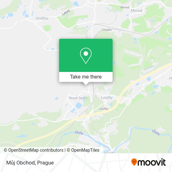 Карта Můj Obchod