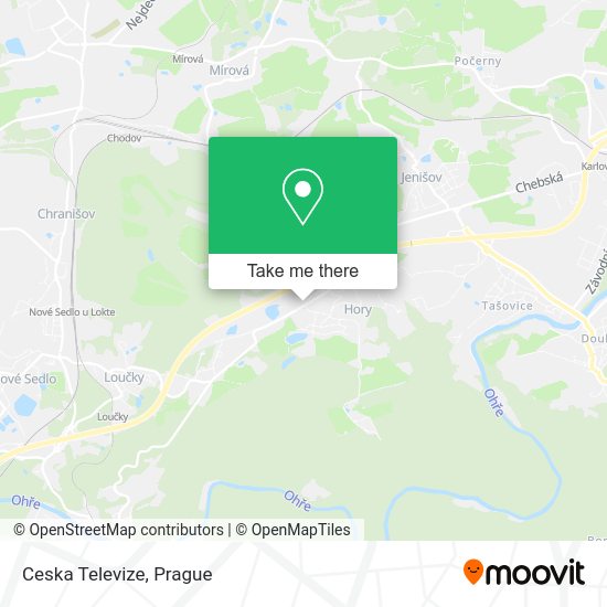 Карта Ceska Televize