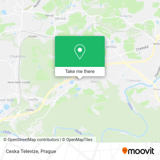 Карта Ceska Televize