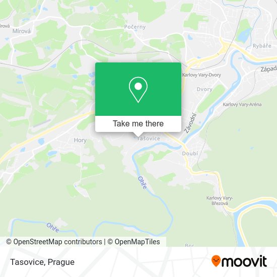 Карта Tasovice