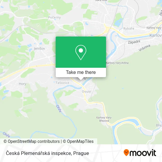 Карта Česká Plemenářská inspekce