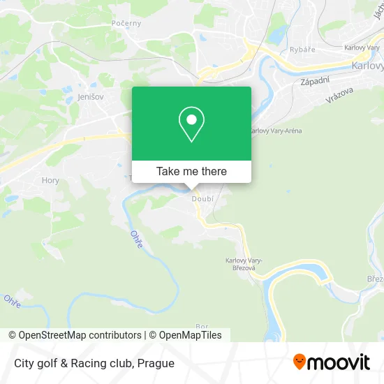 Карта City golf & Racing club