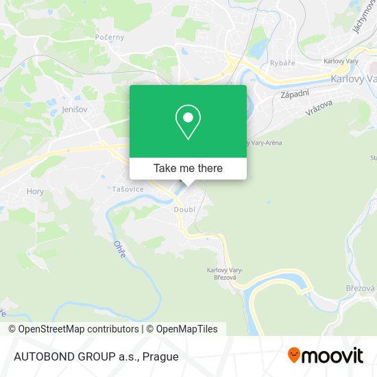 Карта AUTOBOND GROUP a.s.