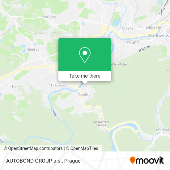 Карта AUTOBOND GROUP a.s.