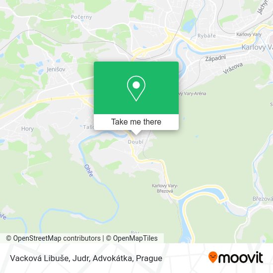 Карта Vacková Libuše, Judr, Advokátka