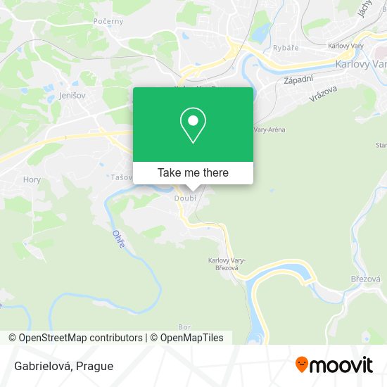 Карта Gabrielová