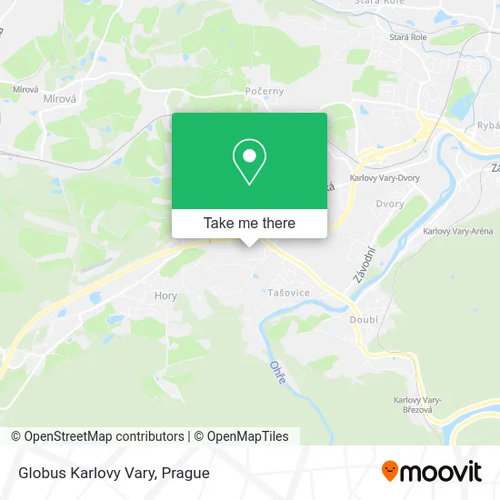 Карта Globus Karlovy Vary