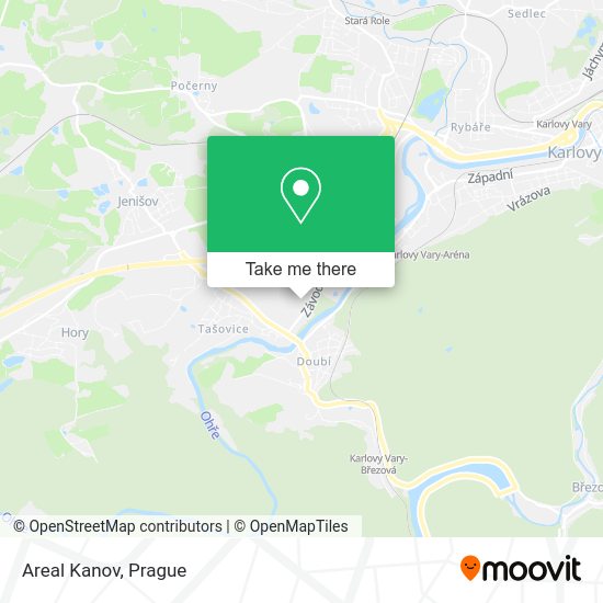 Карта Areal Kanov