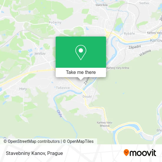 Карта Stavebniny Kanov