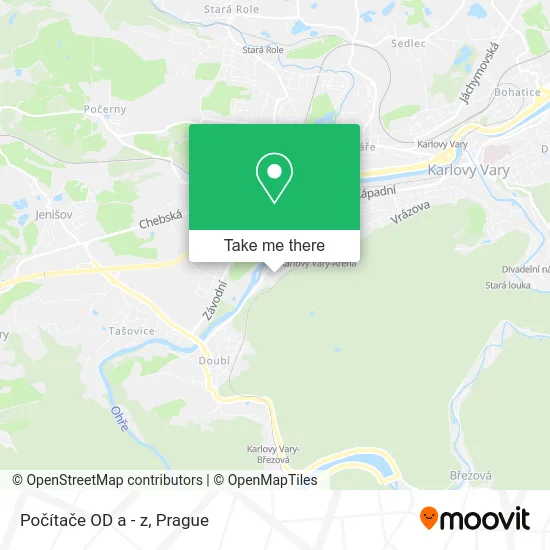 Карта Počítače OD a - z