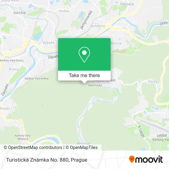 Карта Turistická Známka No. 880