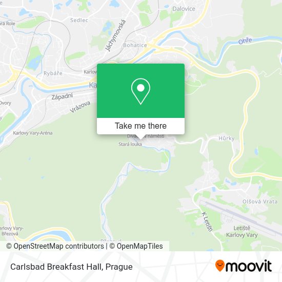 Карта Carlsbad Breakfast Hall