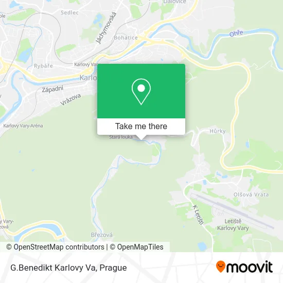 Карта G.Benedikt Karlovy Va