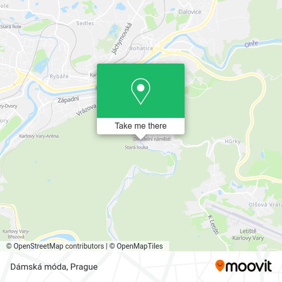 Карта Dámská móda
