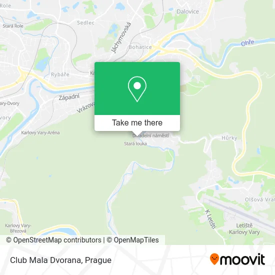 Club Mala Dvorana map