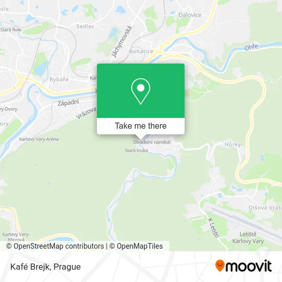 Kafé Brejk map