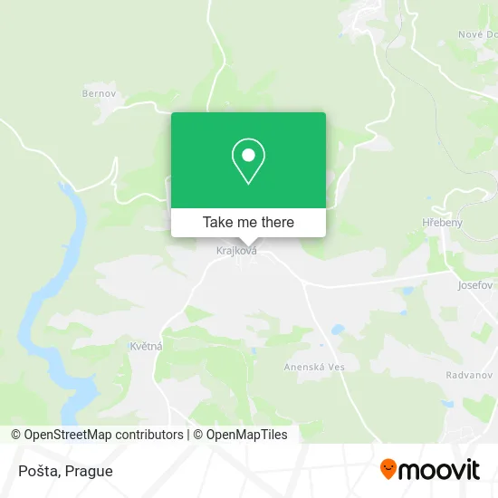 Карта Pošta