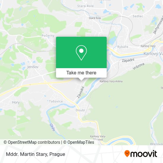 Mddr. Martin Stary map