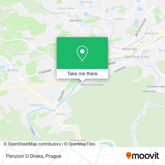 Карта Penzion U Draka