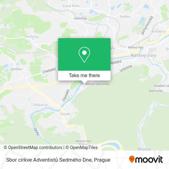 Карта Sbor církve Adventistů Sedmého Dne