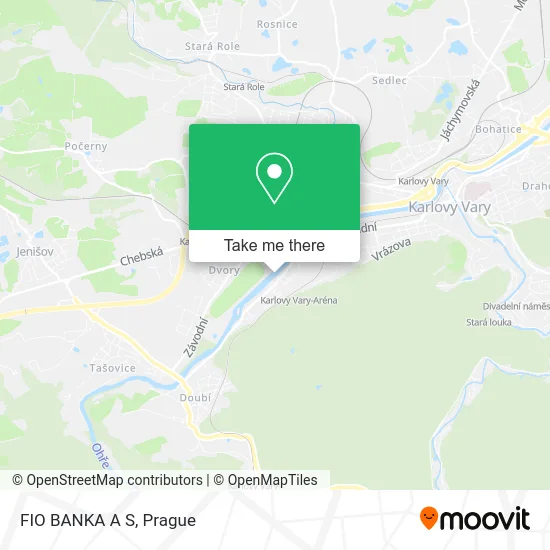 FIO BANKA A S map