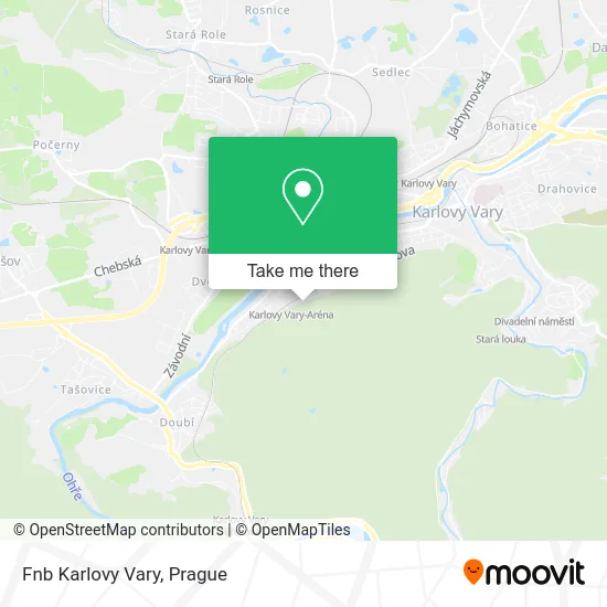 Карта Fnb Karlovy Vary