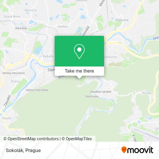 Карта Sokolák