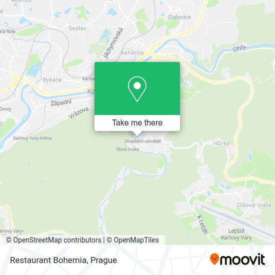 Карта Restaurant Bohemia