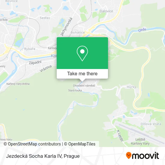 Карта Jezdecká Socha Karla IV
