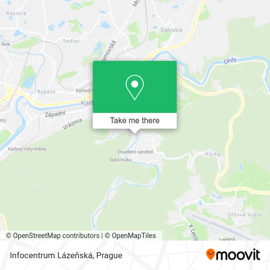 Карта Infocentrum Lázeňská