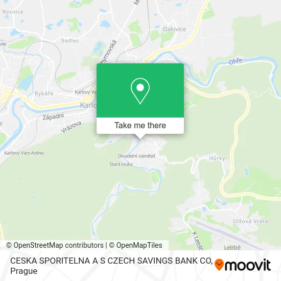 Карта CESKA SPORITELNA A S CZECH SAVINGS BANK CO