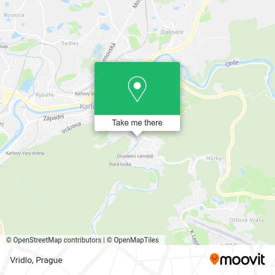 Карта Vridlo