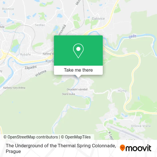 Карта The Underground of the Thermal Spring Colonnade