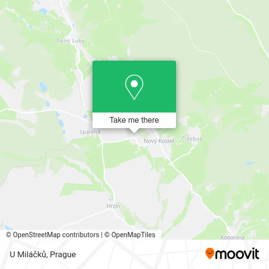 Карта U Miláčků
