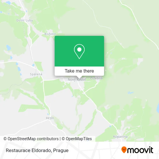 Карта Restaurace Eldorado