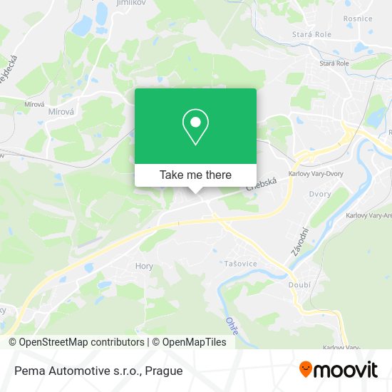 Карта Pema Automotive s.r.o.