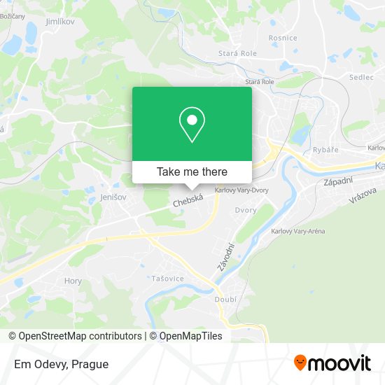 Карта Em Odevy